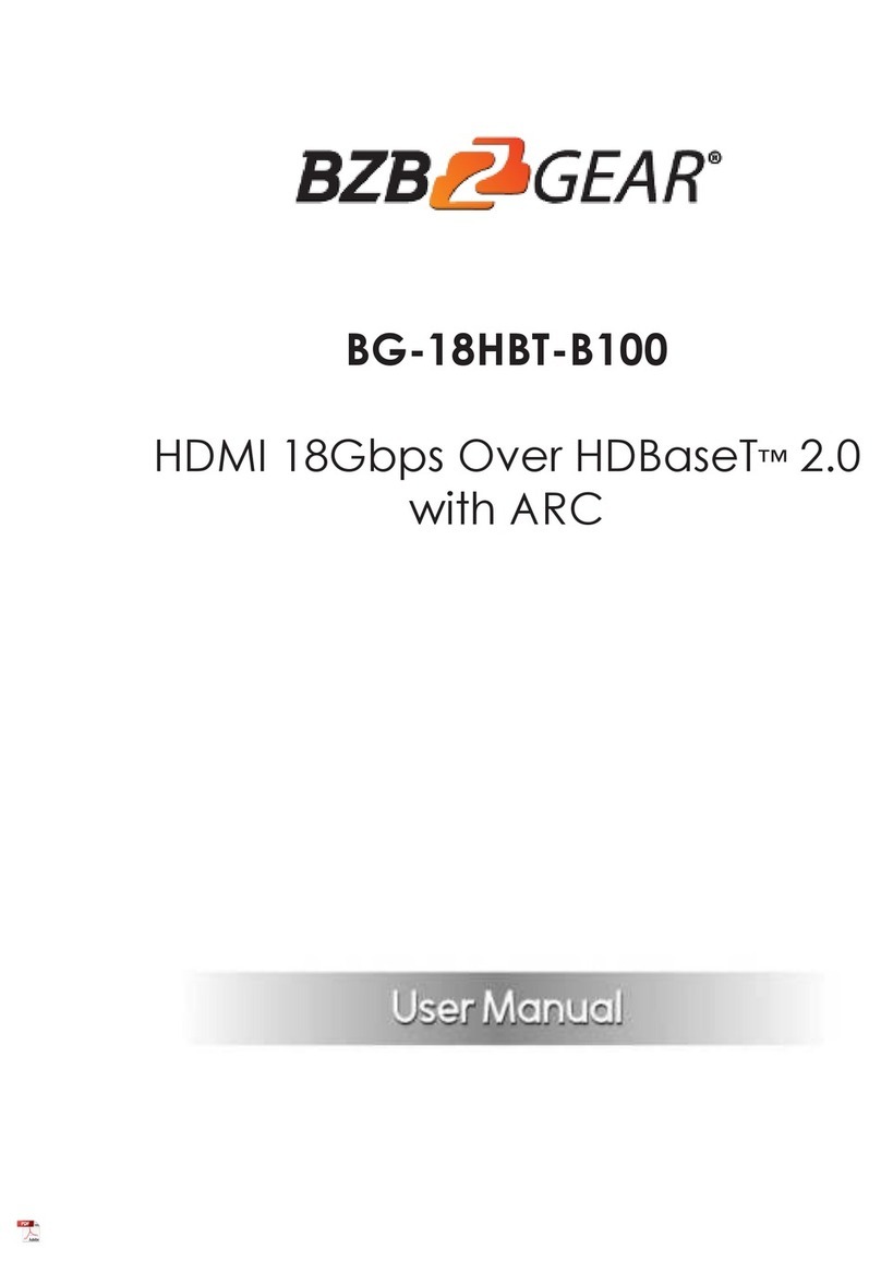 BZB Gear BG-18HBT-B100 user manual