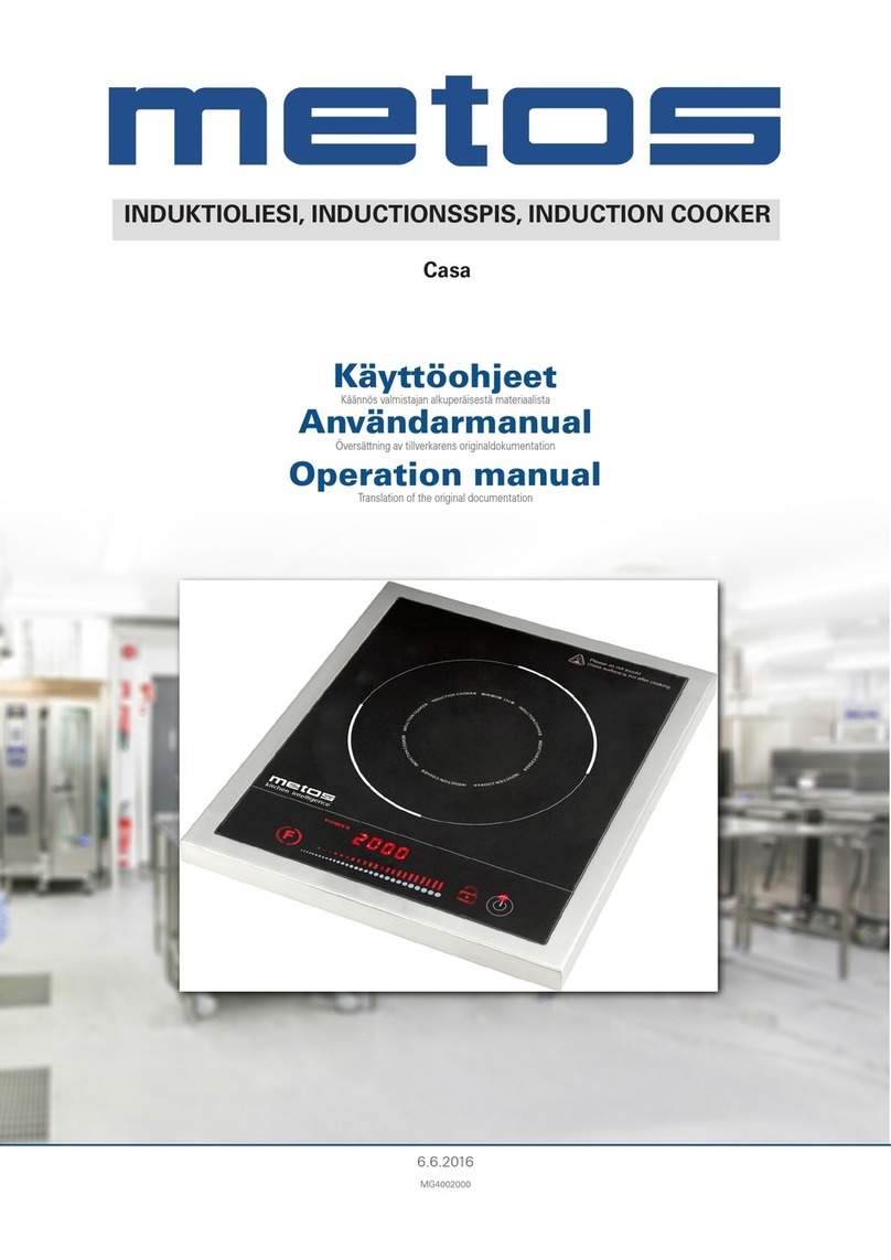 Metos BT-200E-S Operation manual