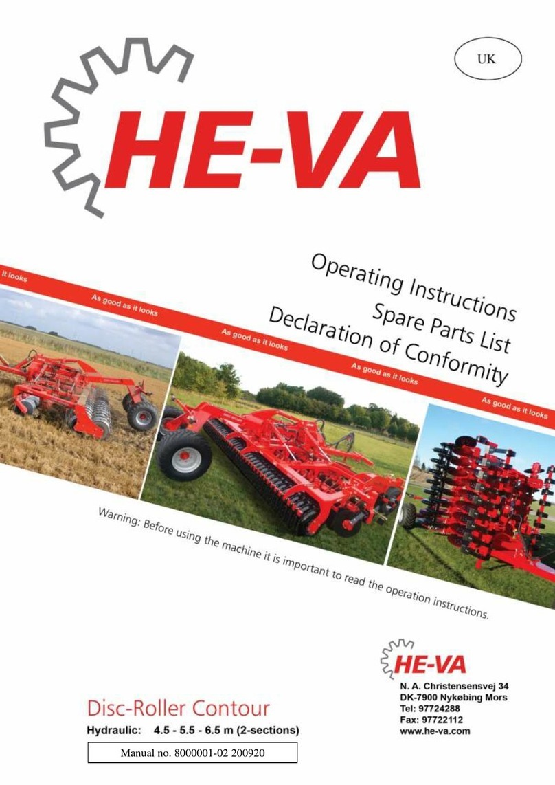HE-VA Disc-Roller Contour 2.50 m operating instructions HE-VA Disc-Roller Contour 2.50 m operating instructions