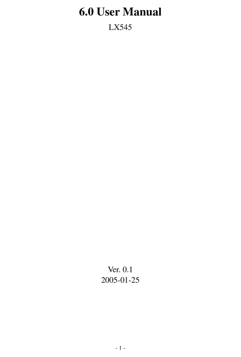 LG LX545 User manual