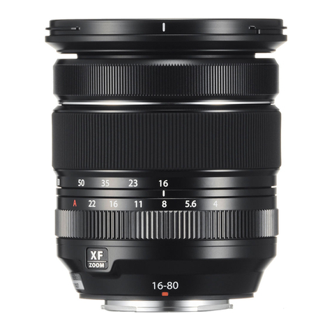 FujiFilm XF16-80mmF4 R OIS WR owner's manual