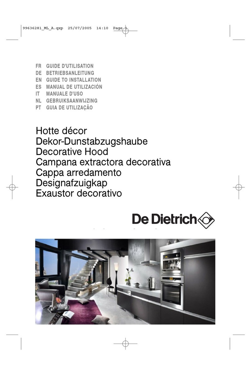 DeDietrich DHD556ZE1 Guide to installation DeDietrich DHD556ZE1 Guide to installation