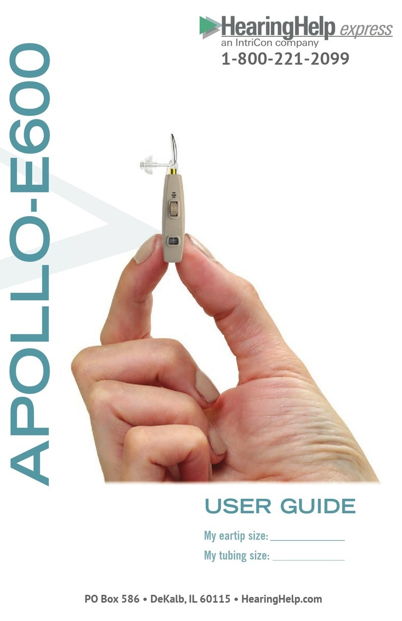 Hearing Help Express Apollo-E600 user guide Hearing Help Express Apollo-E600 user guide
