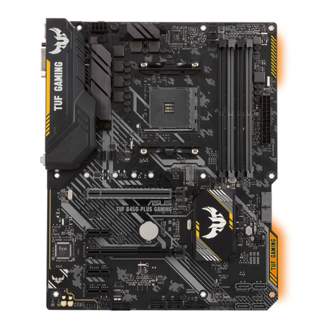 Asus TUF B450-PLUS GAMING quick start guide