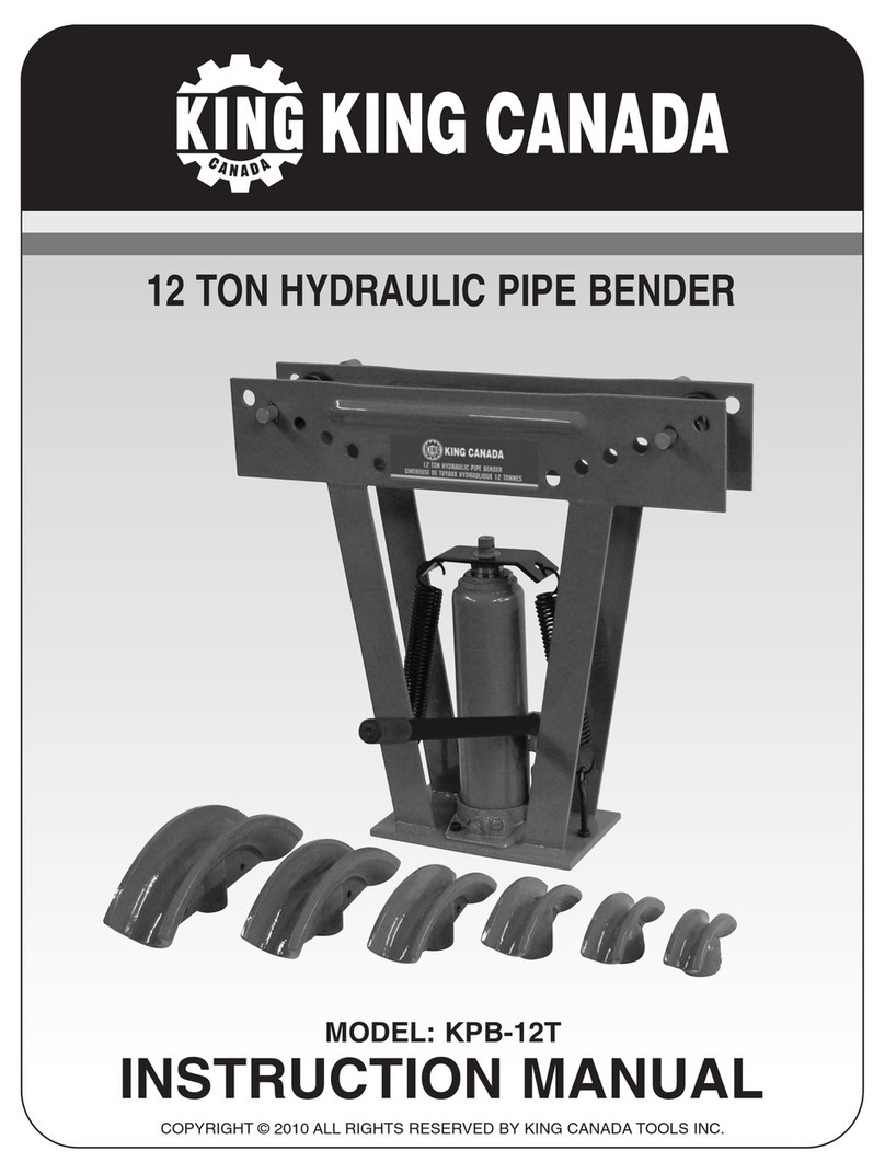 King Canada KPB-12T instruction manual