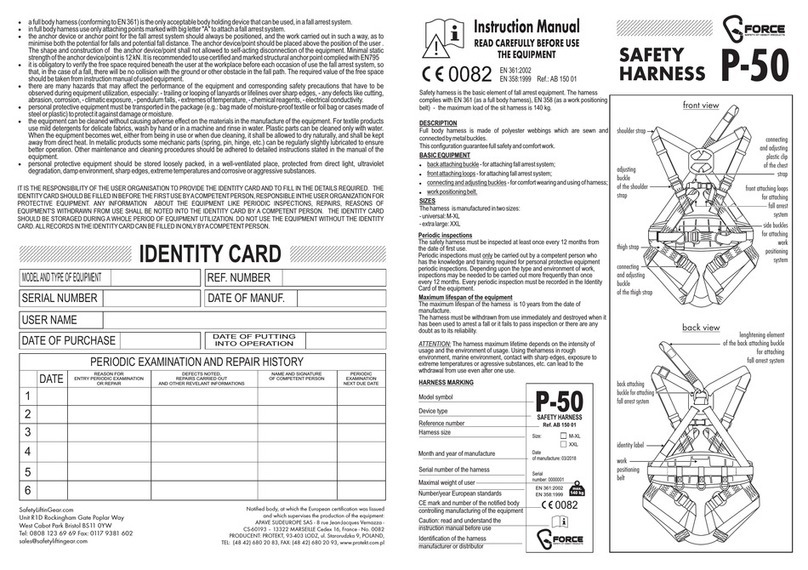 Force P-50 instruction manual