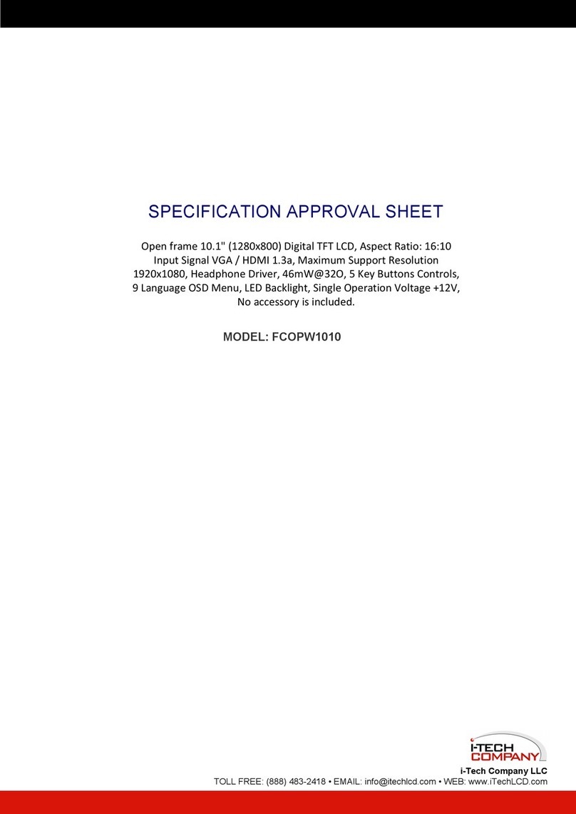 I-Tech FCOPW1010 User manual