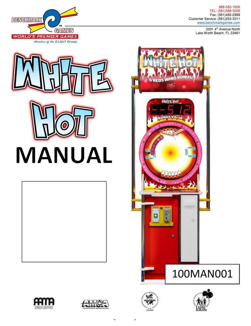 Benchmark Games WHITE HOT 100MAN001 User manual