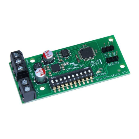 DMX4ALL DMX-Servo-Control 2 User manual