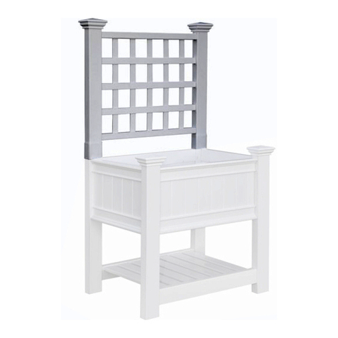 vita Raised Planter Trellis Assembly instructions