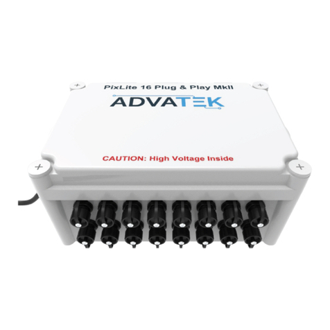 ADVATEK LIGHTING PixLite 16 Plug And Play Mk2 User manual