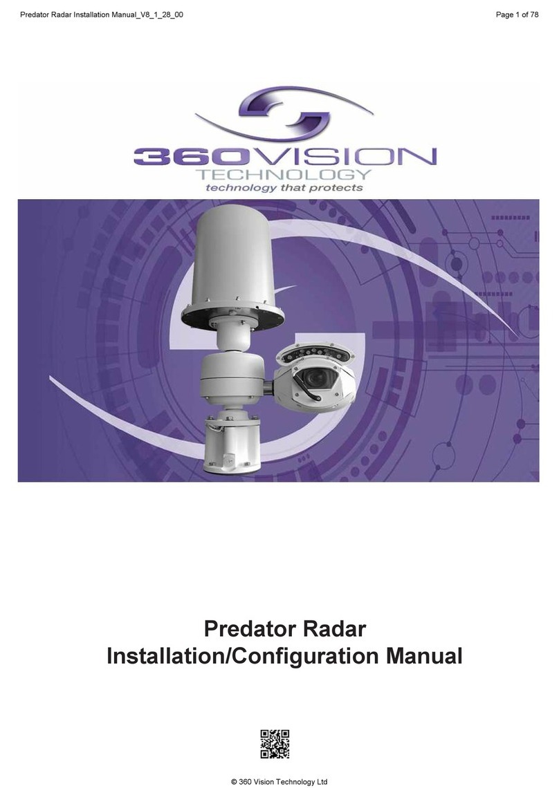360 Vision Predator Radar Installation & configuration manual 360 Vision Predator Radar Installation & configuration manual