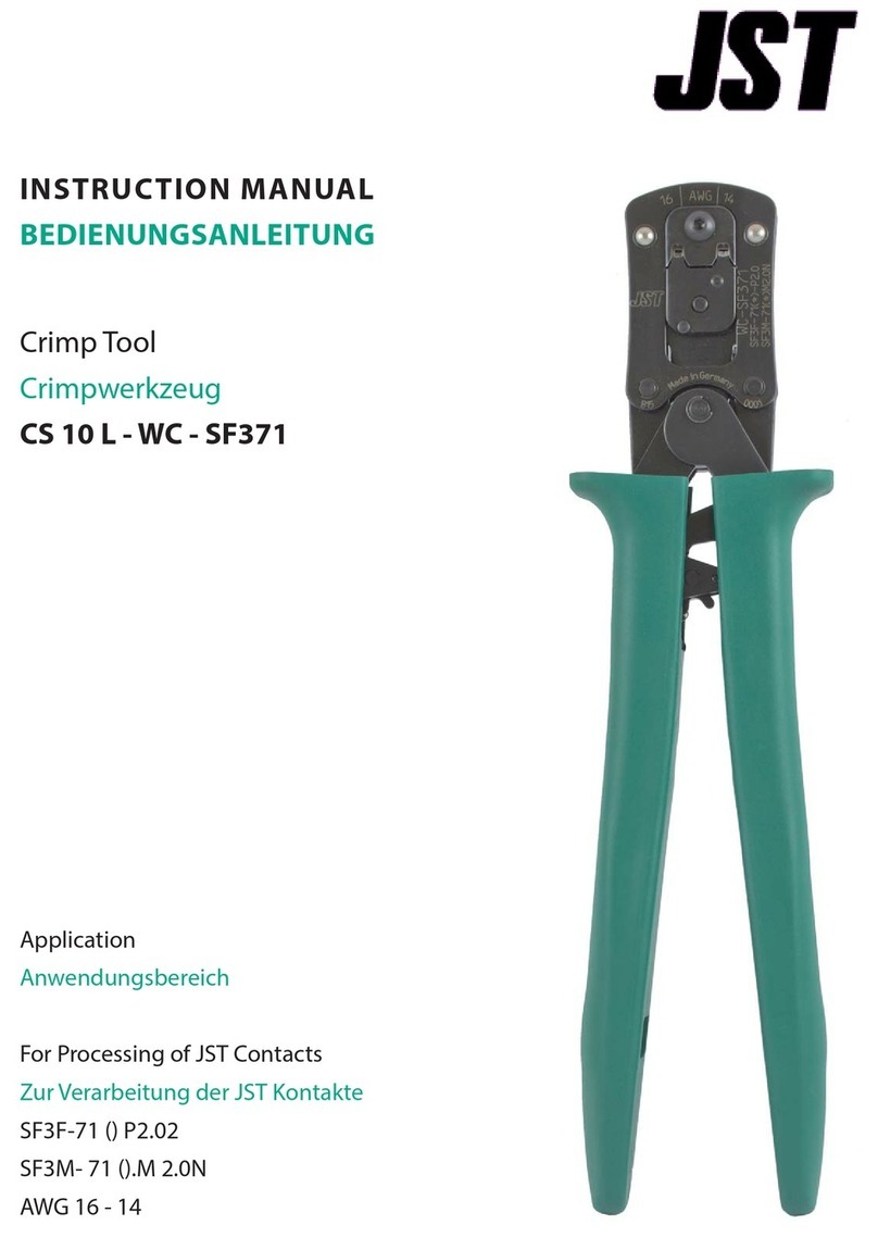 JST CS 10 L-WC-SF371 User manual