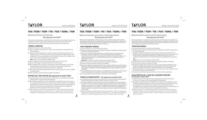 Taylor TS10 instruction manual