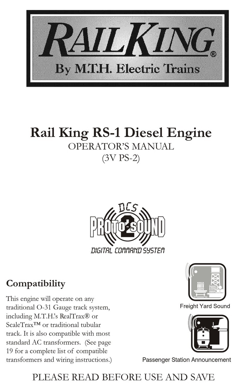MTHTrains Rail King RS-1 Operator's manual