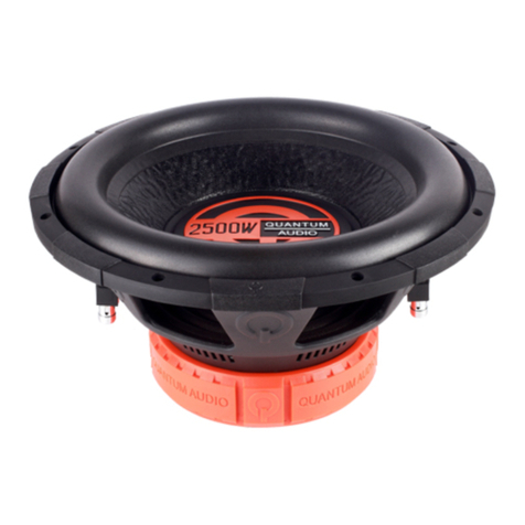 Quantum Audio Q2500/12D Service manual