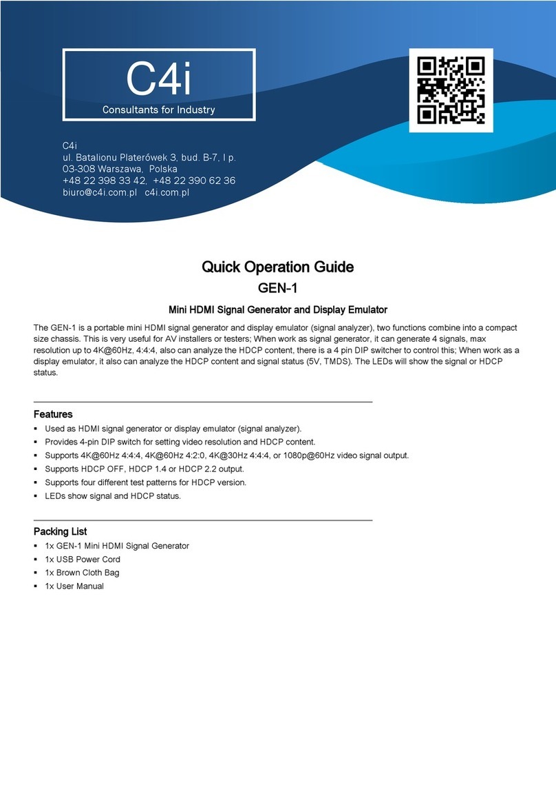 C4i GEN-1 User guide