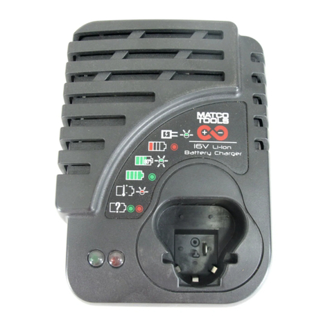 Matco Tools MCL16CHRG operating instructions