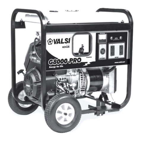 Valsi G8000 PRO Assembly and operating instructions