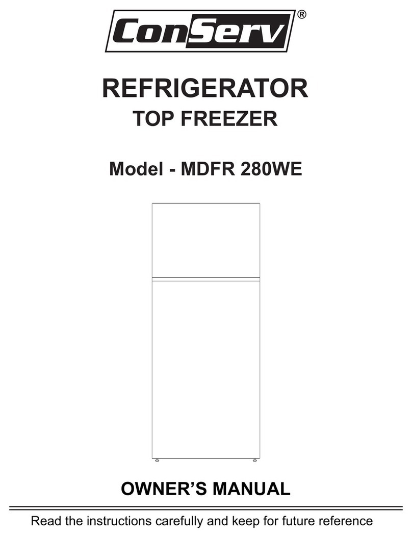 ConServ MDFR 280WE User manual