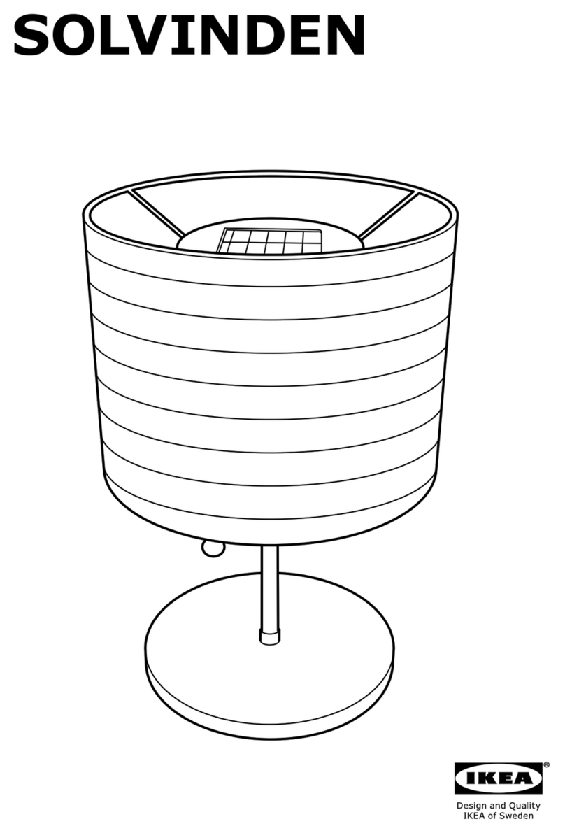 IKEA SOLVINDEN manual