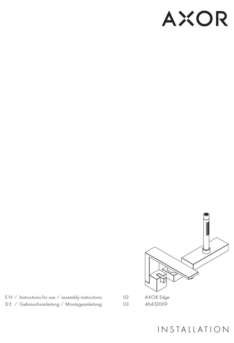 Hans Grohe AXOR Edge 46432009 Manual Hans Grohe AXOR Edge 46432009 Manual