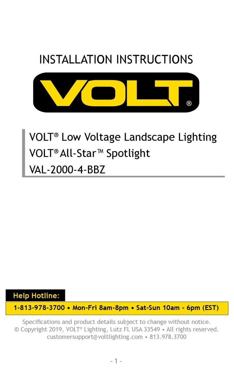 Volt VAL-2000-4-BBZ User manual Volt VAL-2000-4-BBZ User manual
