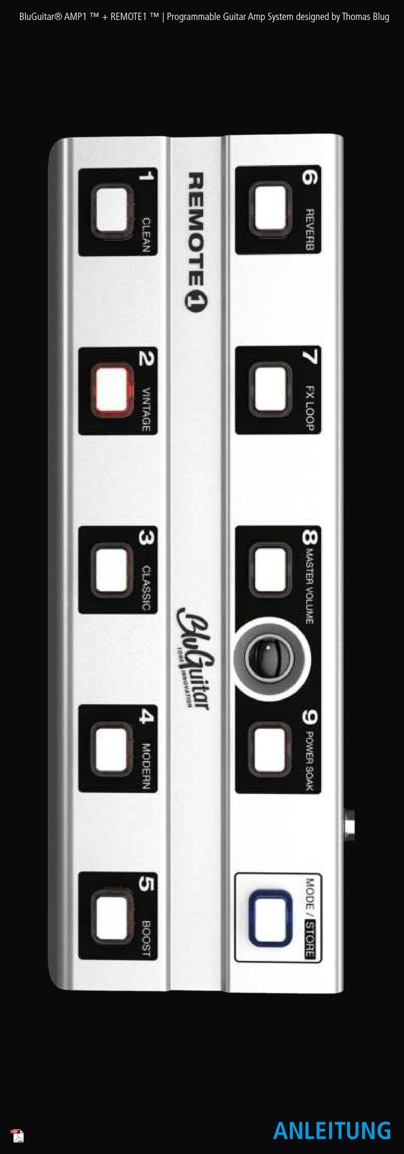 BluGuitar REMOTE1 user guide