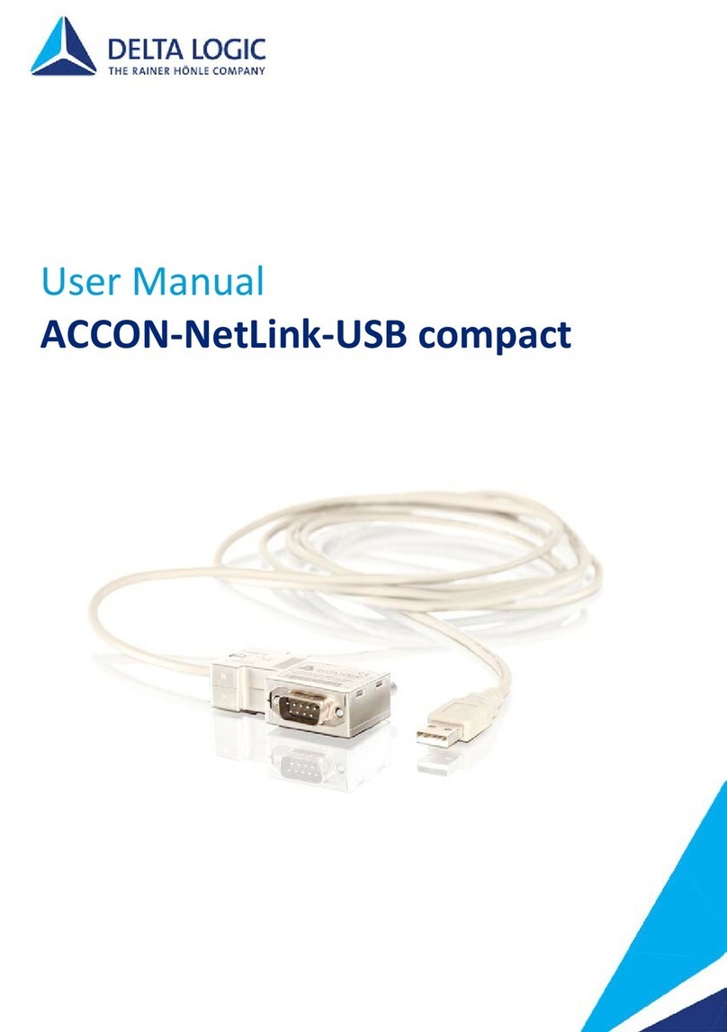 DELTALOGIC ACCON-NetLink-USB compact user manual