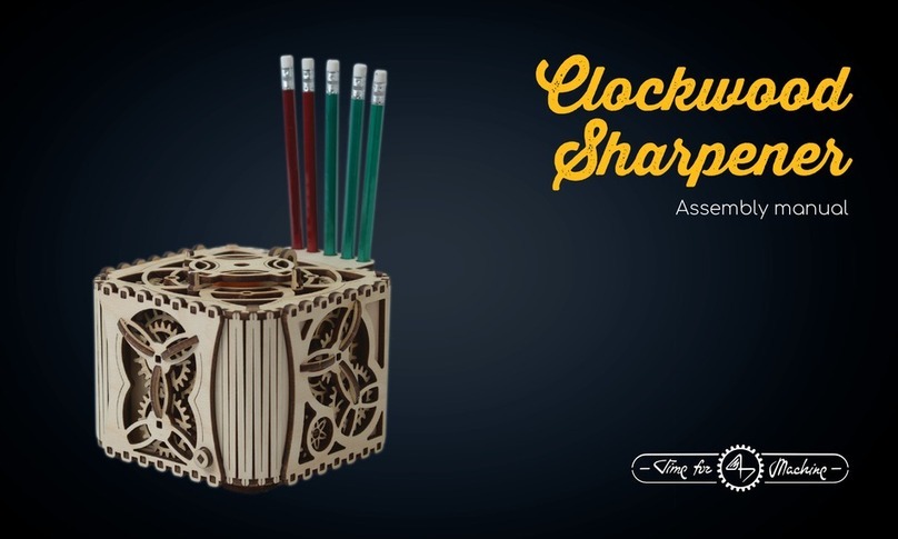 Time for Machine Clockwood Sharpener Assembly manual