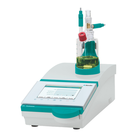 Metrohm 917 Coulometer User manual