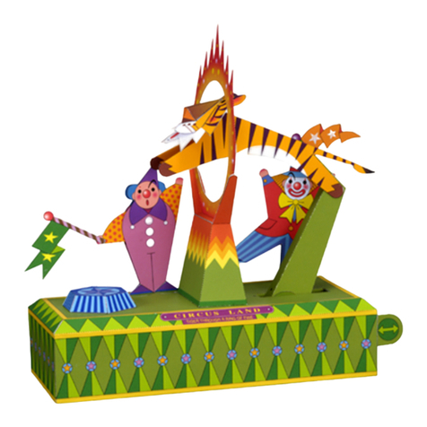Canon PAPER CRAFT Moving Tiger through o ring of... Assembly instructions Canon PAPER CRAFT Moving Tiger through o ring of... Assembly instructions