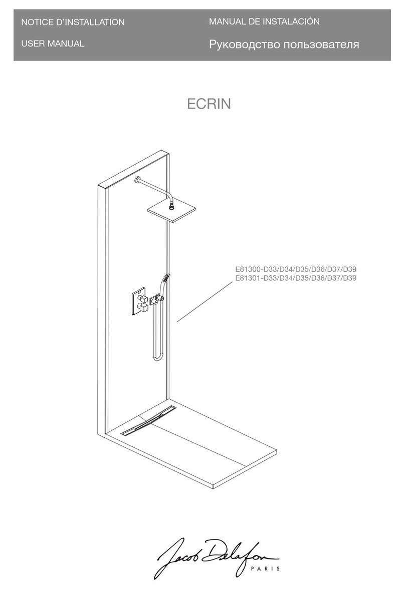 Jacob Delafon ECRIN User manual Jacob Delafon ECRIN User manual