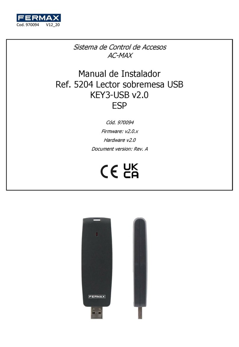 Fermax KEY3-USB Installer manual