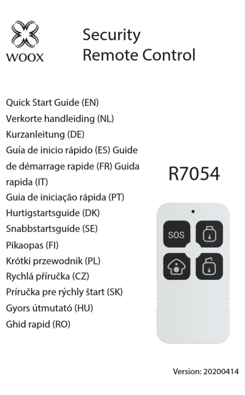 WOOX R7054 User manual