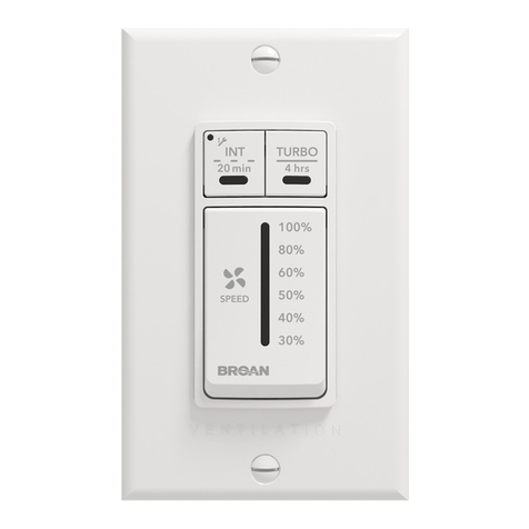 Broan VTSPEEDW Installation and user guide