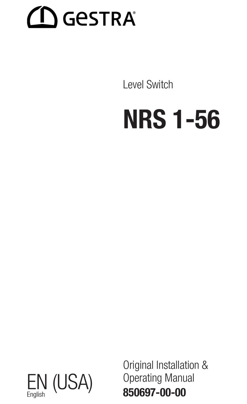GESTRA NRS 1-56 Original Installation & Operating Manual
