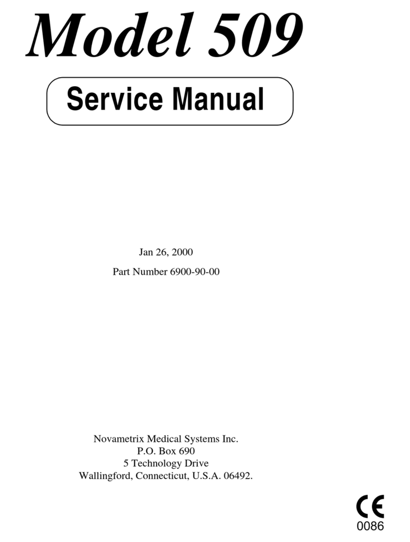 Novametrix Medical Systems 509 Service manual