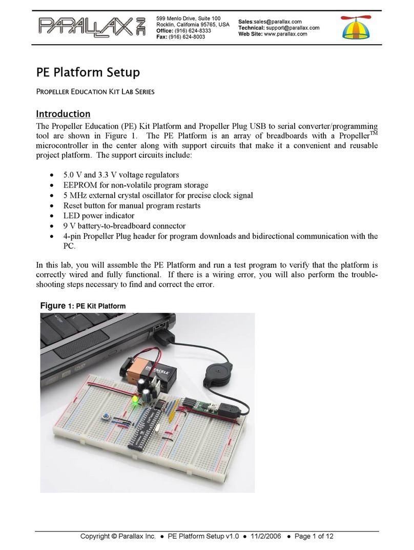 Parallax Lab PE Platform Setup