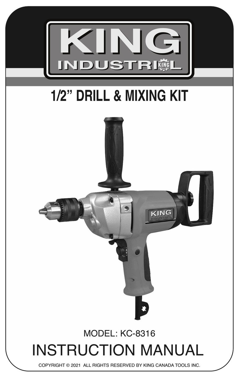 King Industrial KC-8316 instruction manual