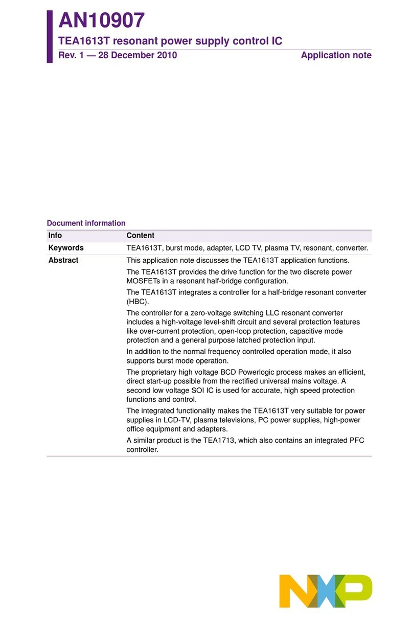 NXP Semiconductors AN10907 Installation and operating instructions