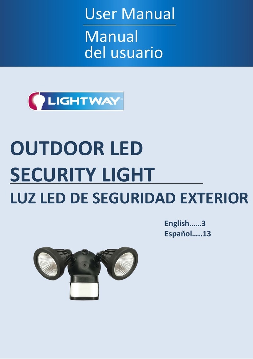 Lightway SP-2016PIRB User manual