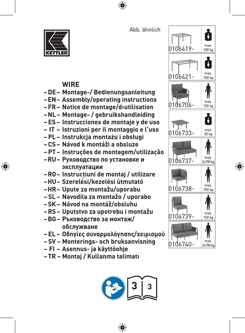 Kettler WIRE 0106419 Quick reference guide Kettler WIRE 0106419 Quick reference guide