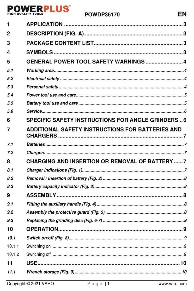 Powerplus POWDP35170 manual