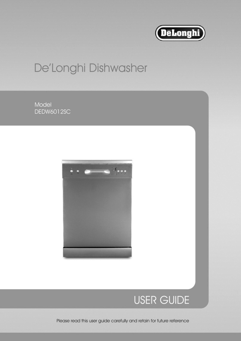 DeLonghi DEDW6012SC User manual