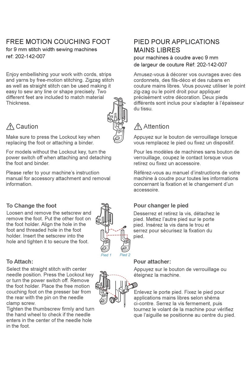 ELNA 202-142-007 quick start guide