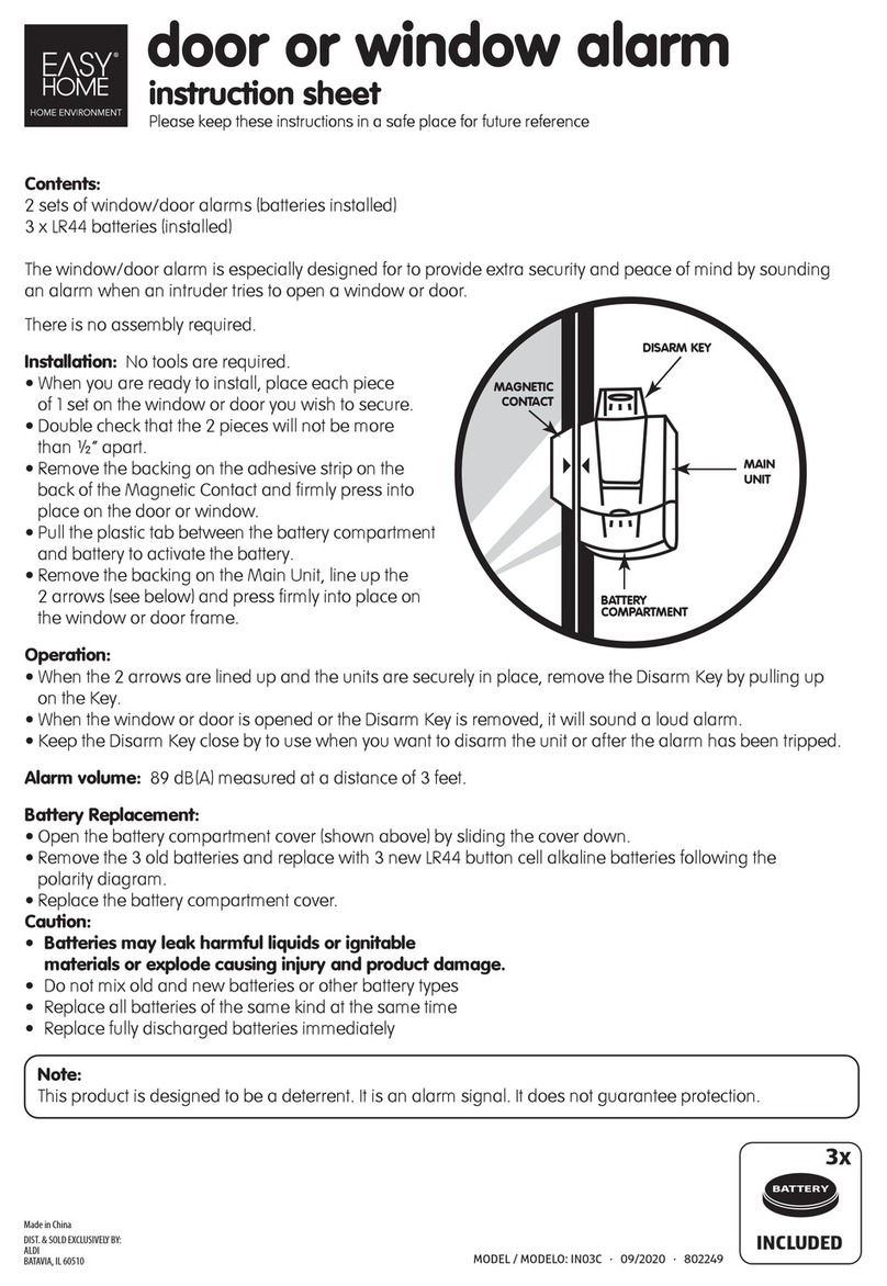 Easy@Home IN03C instruction sheet