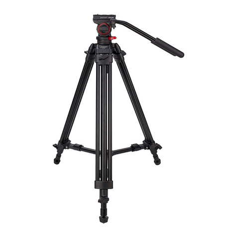 pro master Cine Tripod CT60K User manual