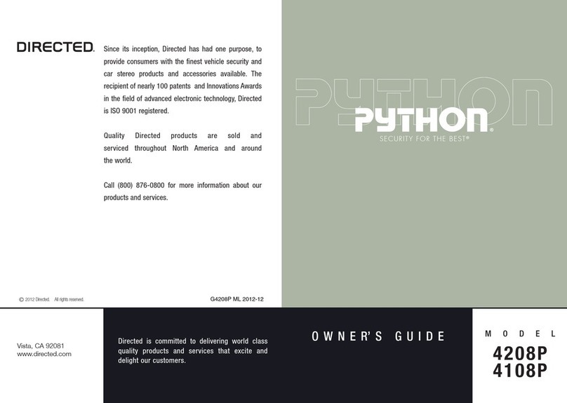 Directed Python 4208P User manual