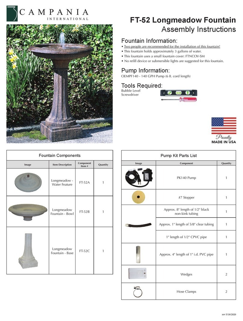 Campania International Longmeadow Assembly instructions